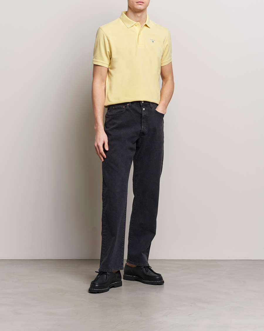 Herre | Pikéer | Barbour Lifestyle | Sports Polo Heritage Lemon