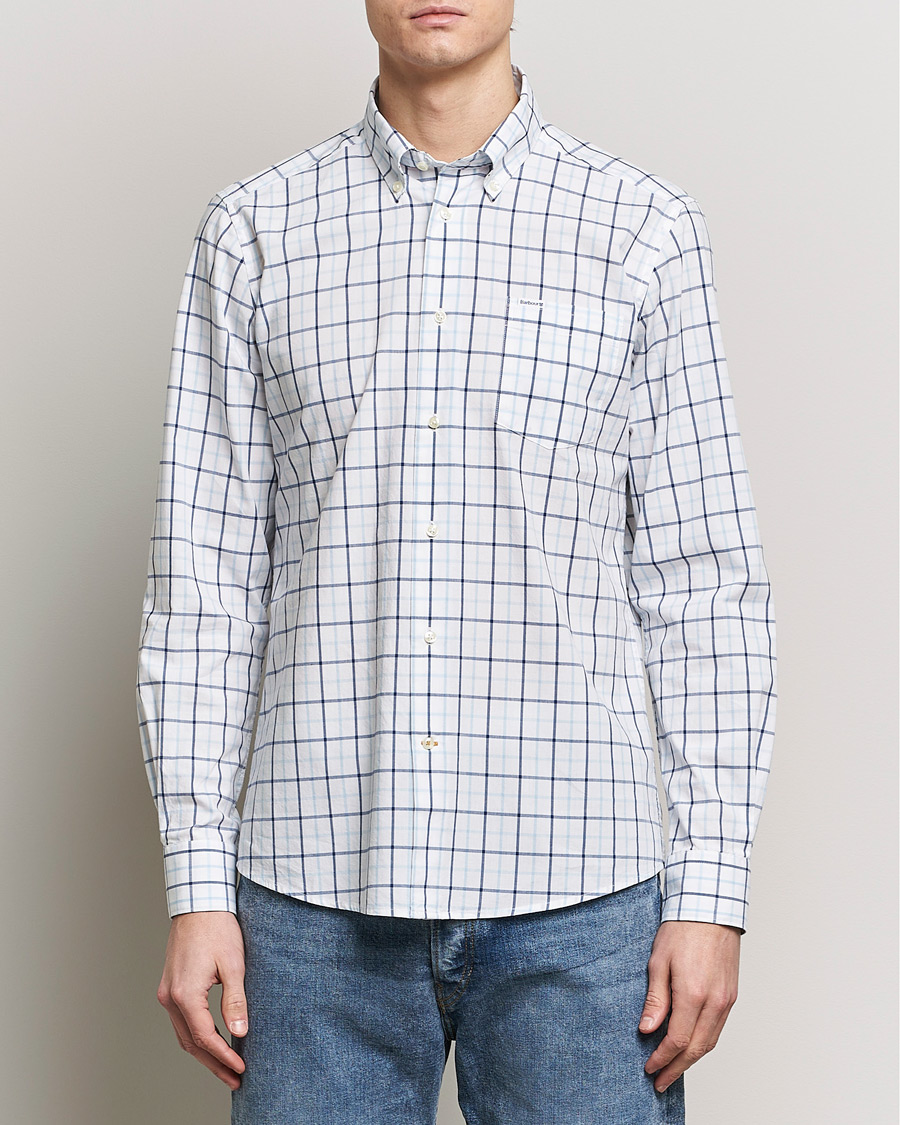 Herre | Avdelinger | Barbour Lifestyle | Tailored Fit Bradwell Checked Shirt Blue