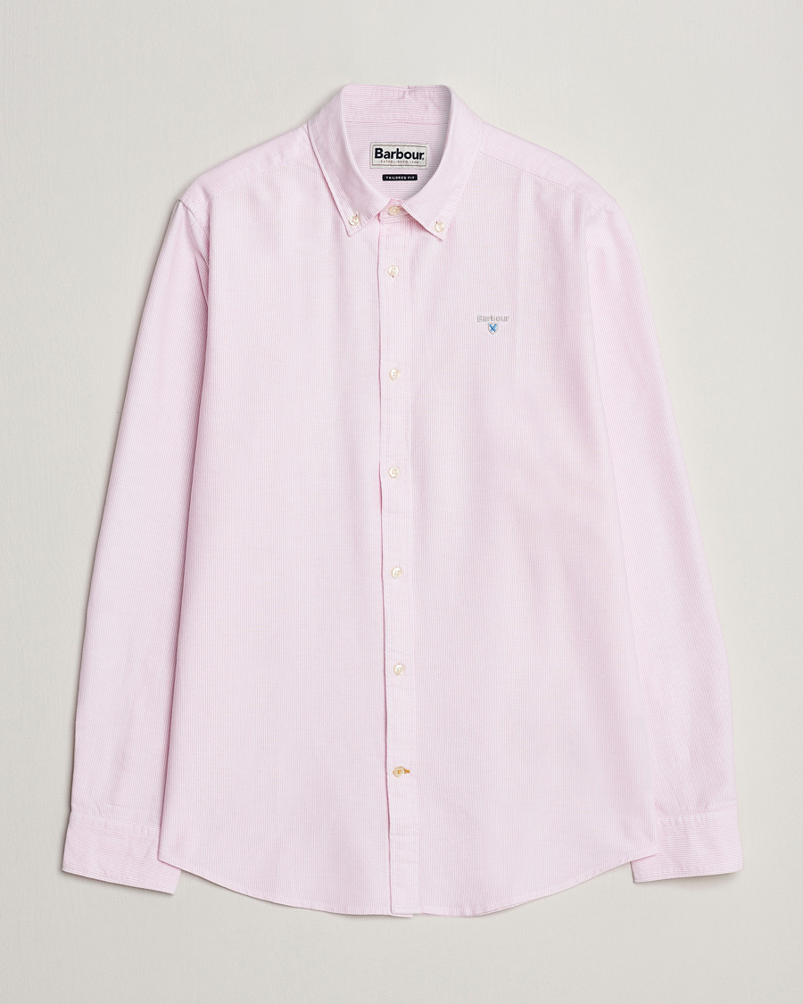 Herre | Skjorter | Barbour Lifestyle | Tailored Fit Striped Oxtown Shirt Pink