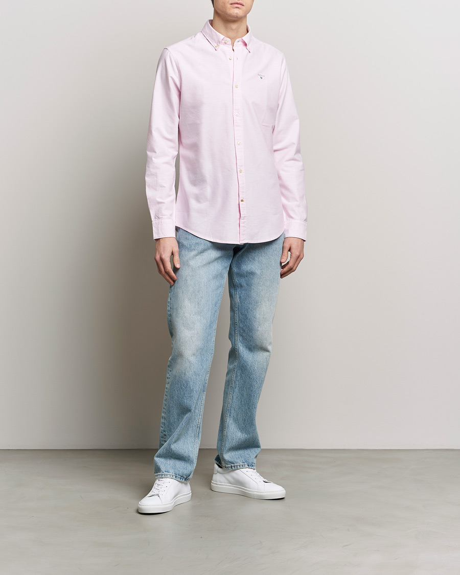 Herre | Skjorter | Barbour Lifestyle | Tailored Fit Striped Oxtown Shirt Pink