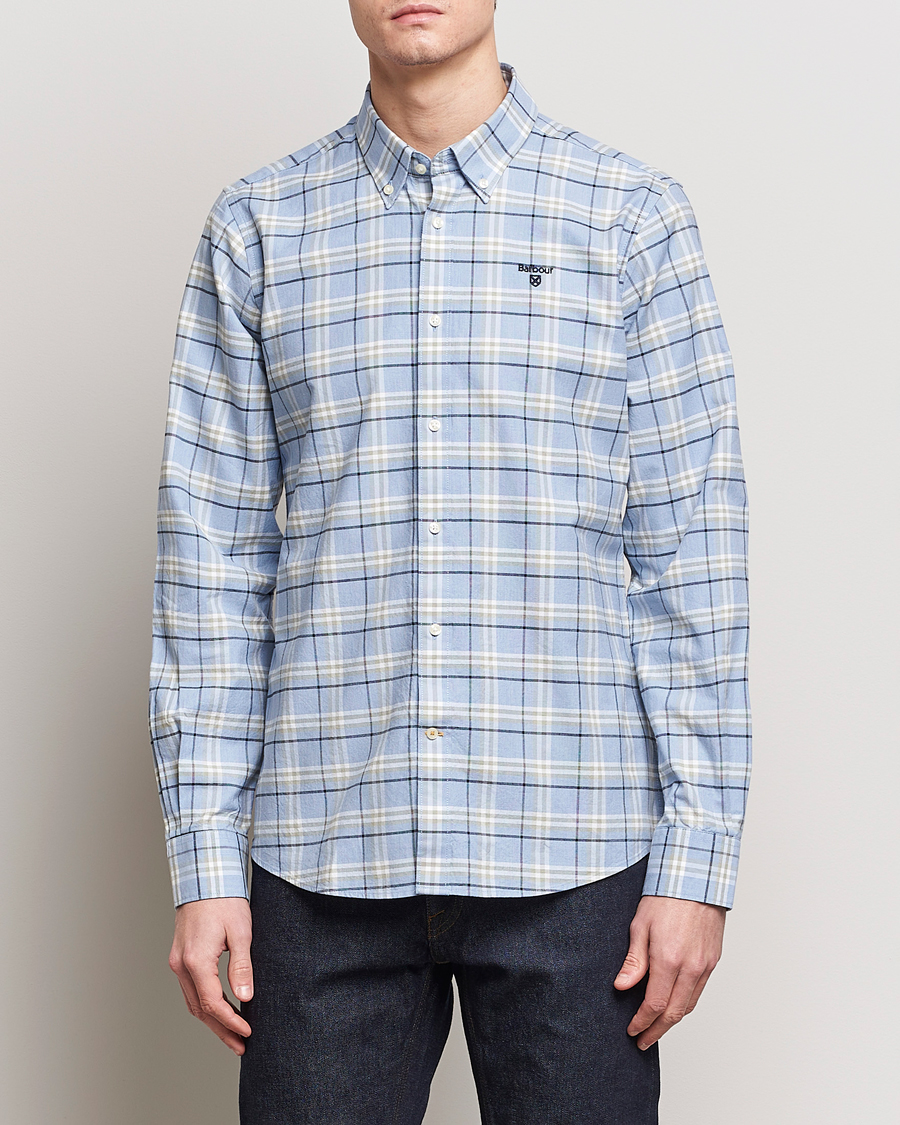 Herre | Best of British | Barbour Lifestyle | Gilling Tailored Shirt Blue Marl