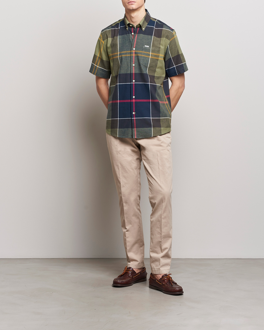 Herre | Skjorter | Barbour Lifestyle | Douglas Short Sleeve Tartan Shirt Classic Tartan