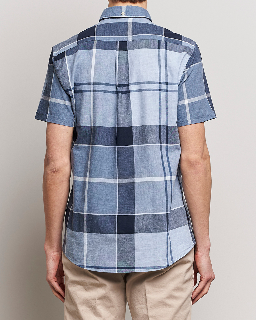 Herre | Skjorter | Barbour Lifestyle | Doughill Short Sleeve Tailored Fit Shirt Berwick Blue