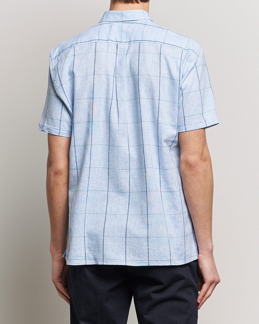 Herre | Skjorter | Barbour Lifestyle | Swaledale Short Sleeve Summer Shirt Blue