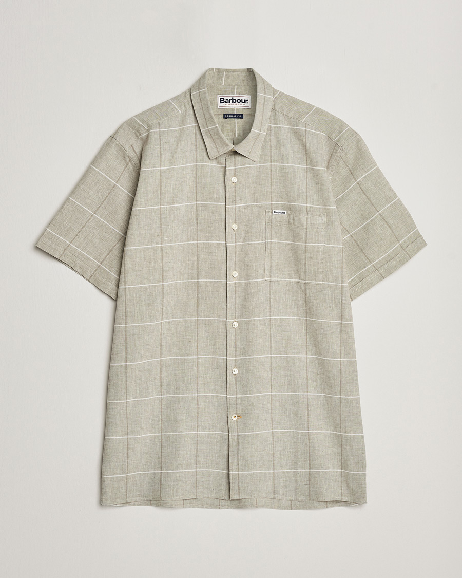 Herre | Skjorter | Barbour Lifestyle | Swaledale Short Sleeve Summer Shirt Olive