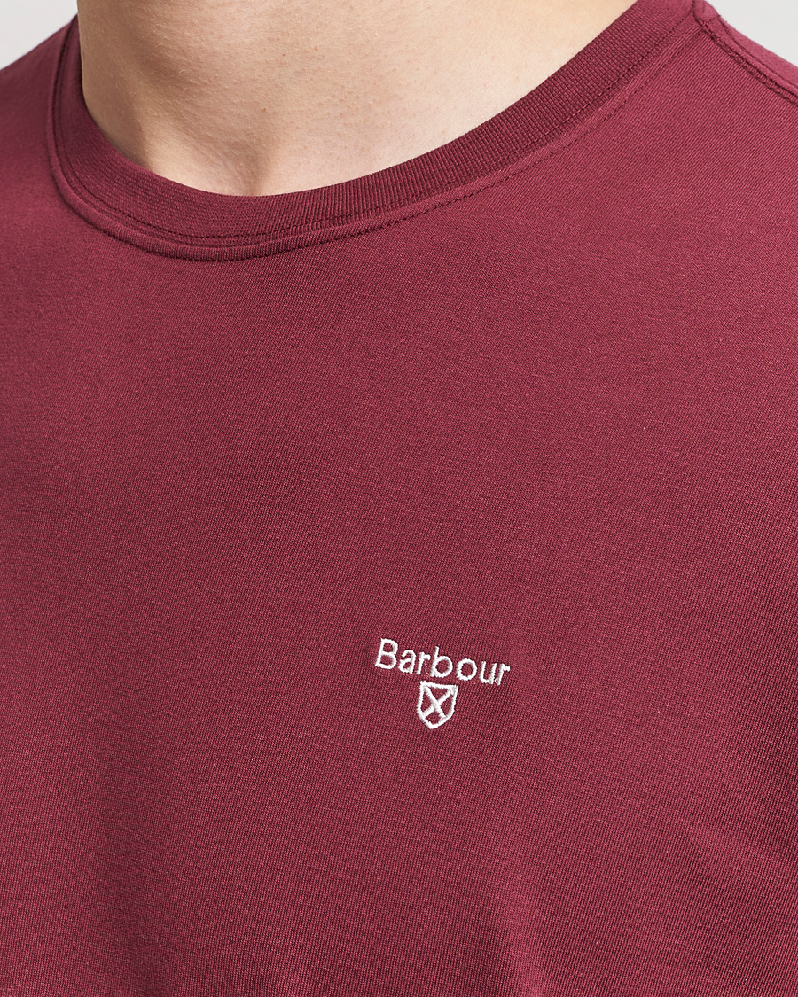 Herre | T-Shirts | Barbour Lifestyle | Essential Sports T-Shirt Red