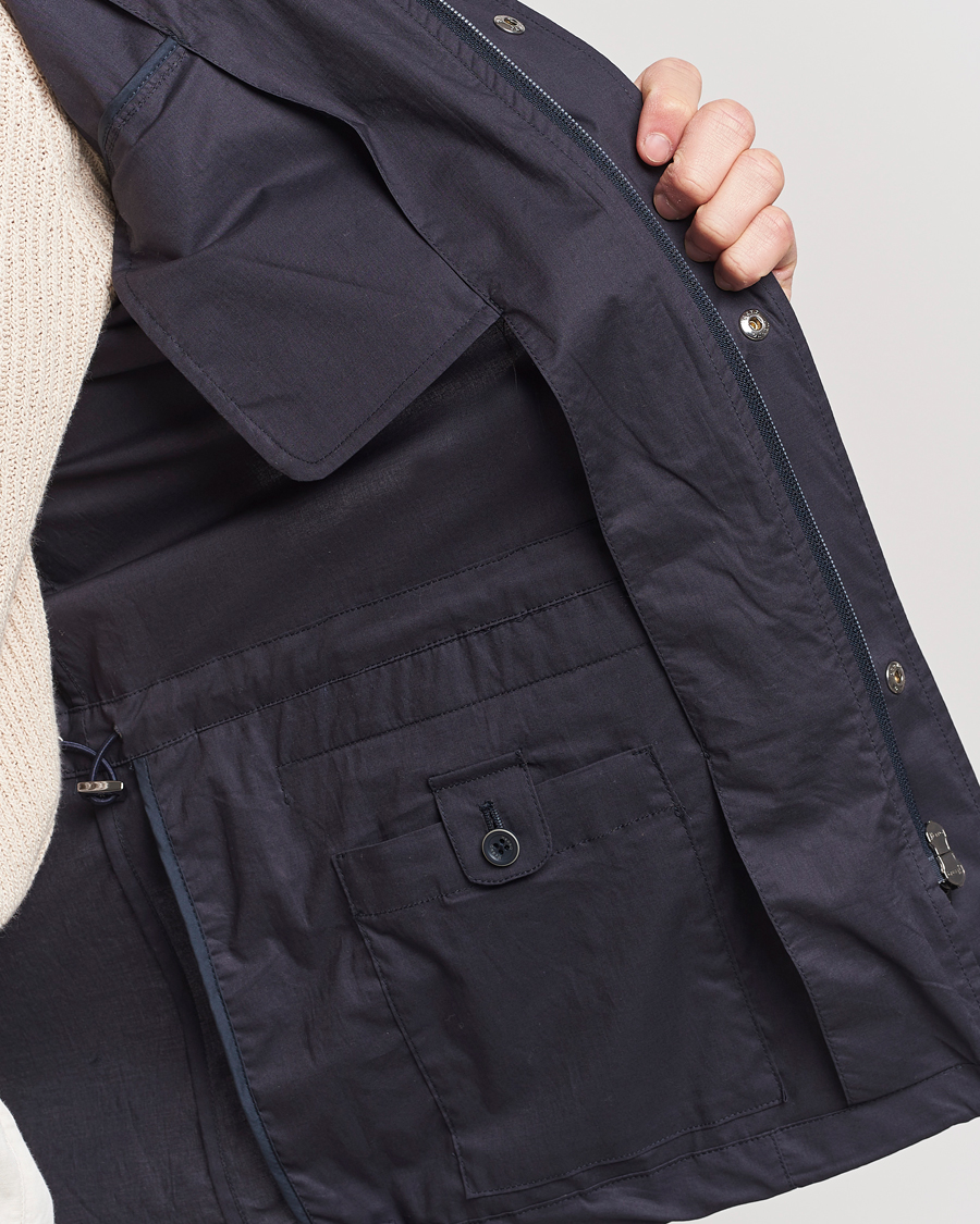 Herre | Jakker | Herno | Lightwieght Cotton Field Jacket Navy