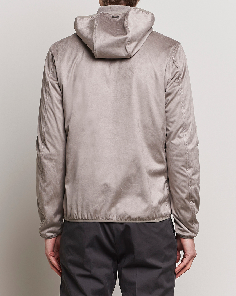 Herre | Jakker | Herno | Faux Suede Bomber Jacket Grey