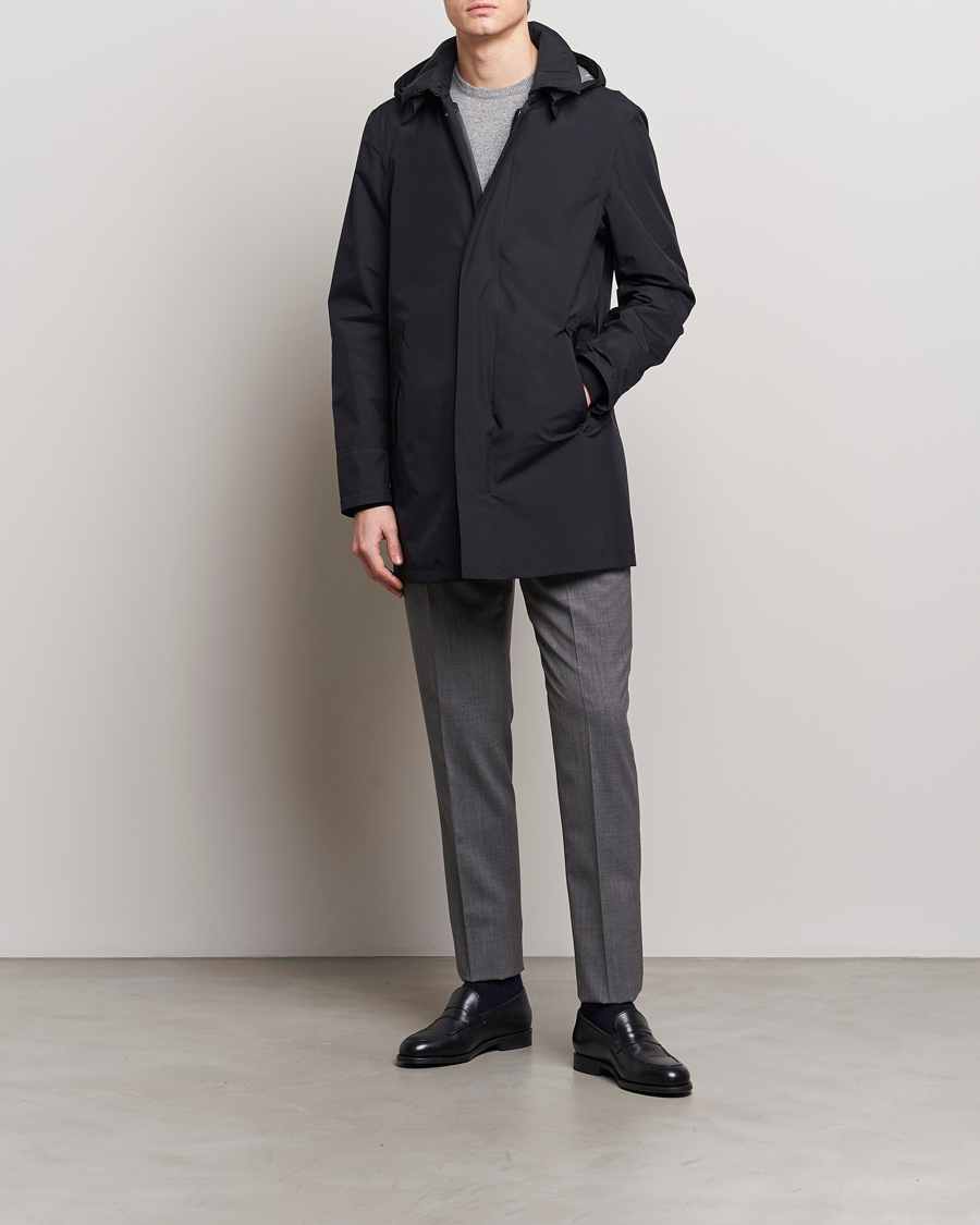 Herre | Jakker | Herno | Laminar Waterproof Coat Black