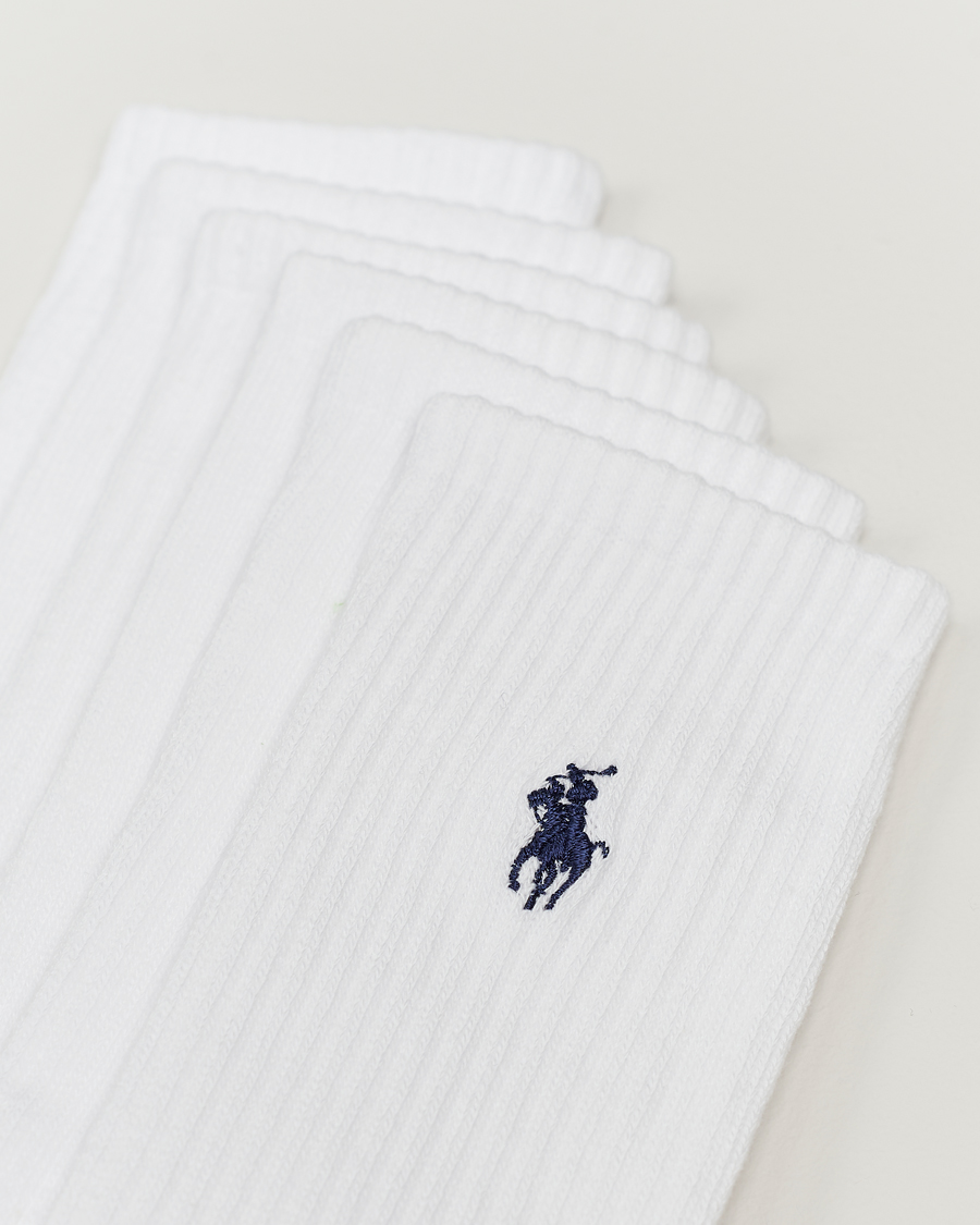 Herre |  | Polo Ralph Lauren | 6-Pack Sport Crew Sock White