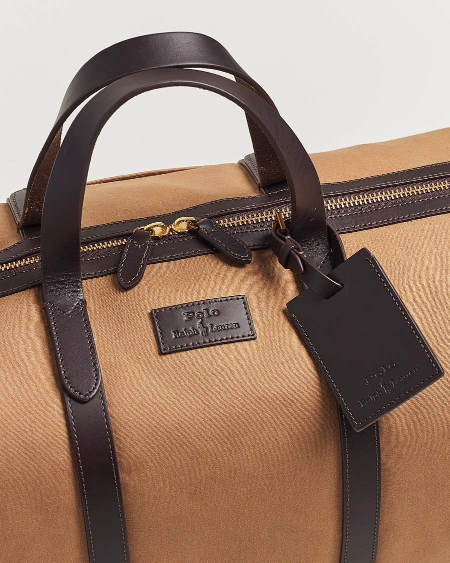 Herre | Polo Ralph Lauren Canvas/Leather Dufflebag Tan | Polo Ralph Lauren | Canvas/Leather Dufflebag Tan