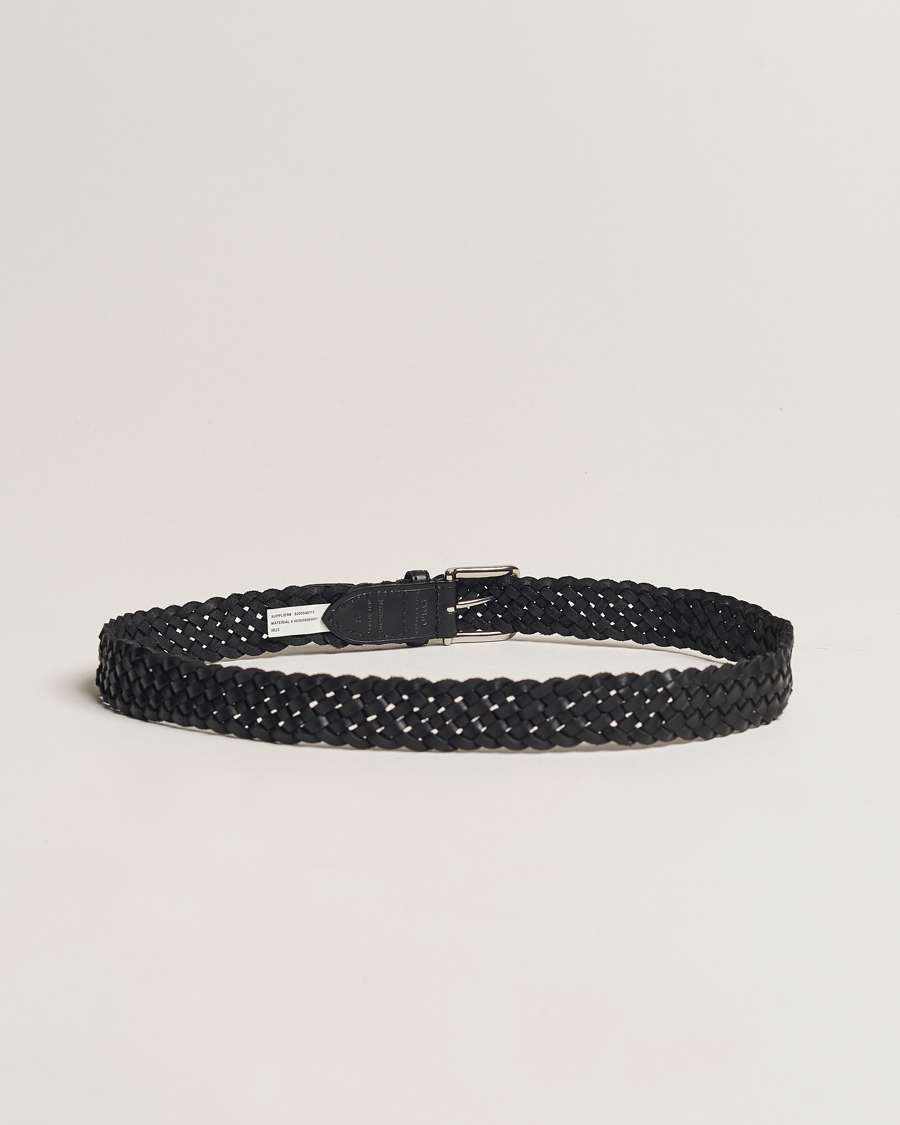 Herre |  | Polo Ralph Lauren | Braided Leather Belt Black