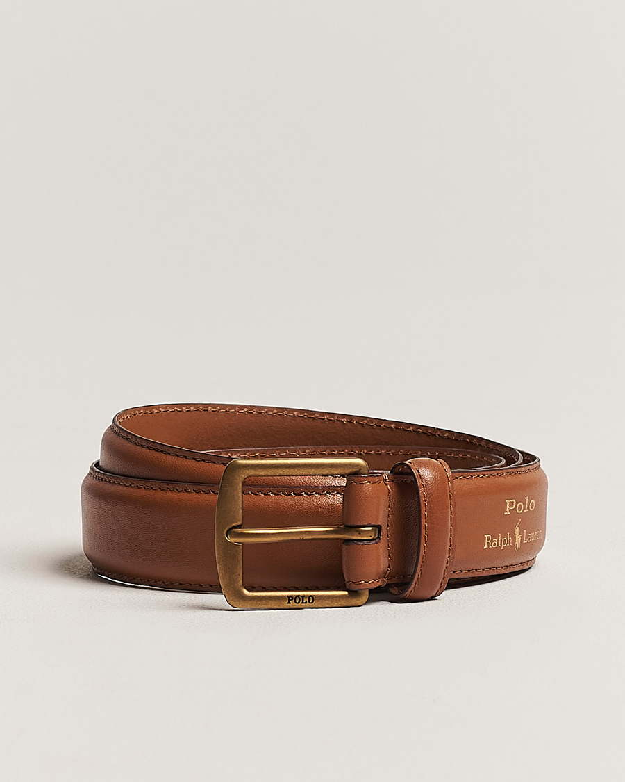 Herre | Belter | Polo Ralph Lauren | Smooth Leather Belt Tan