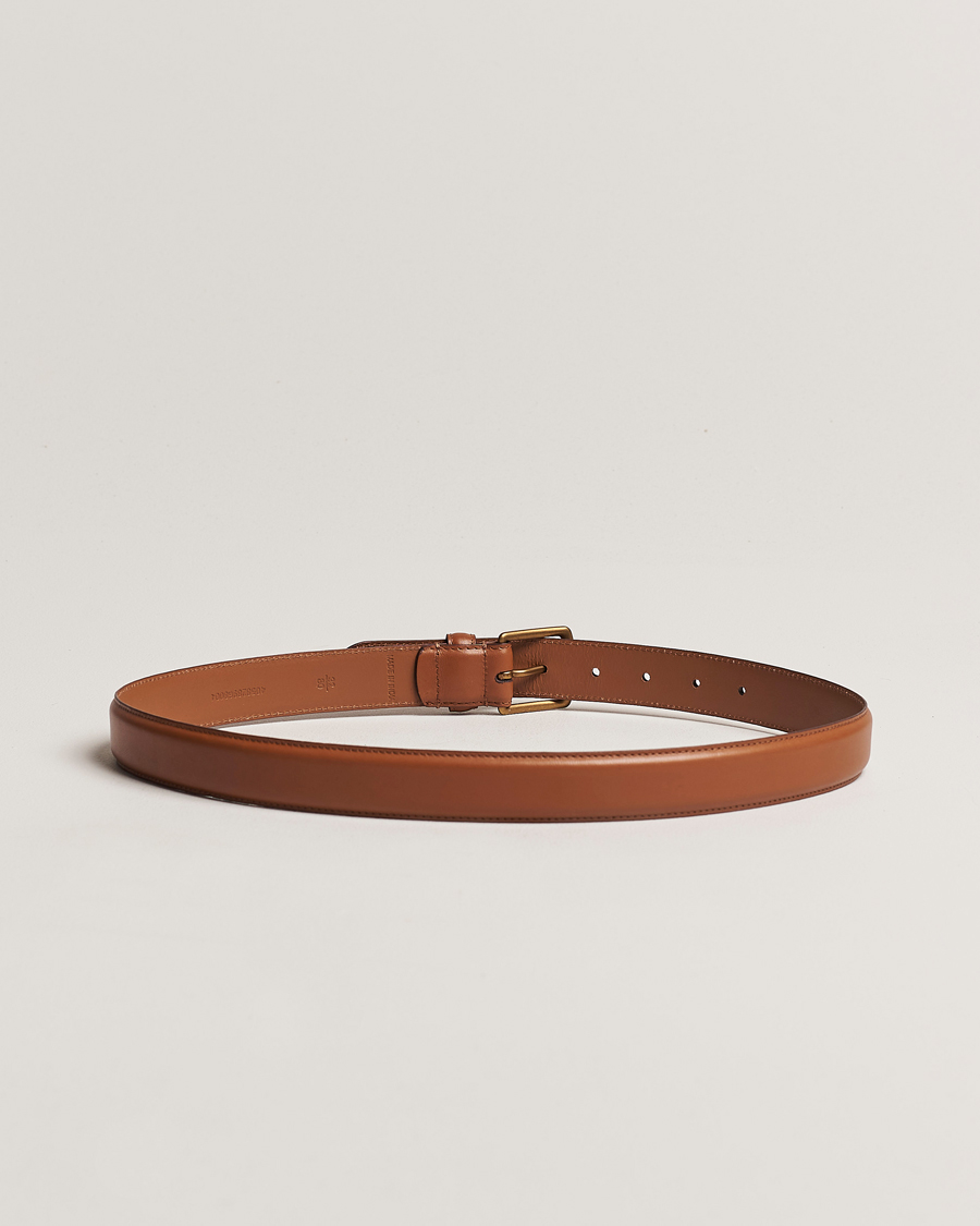 Herre | Nytt i butikken | Polo Ralph Lauren | Leather Belt Tan