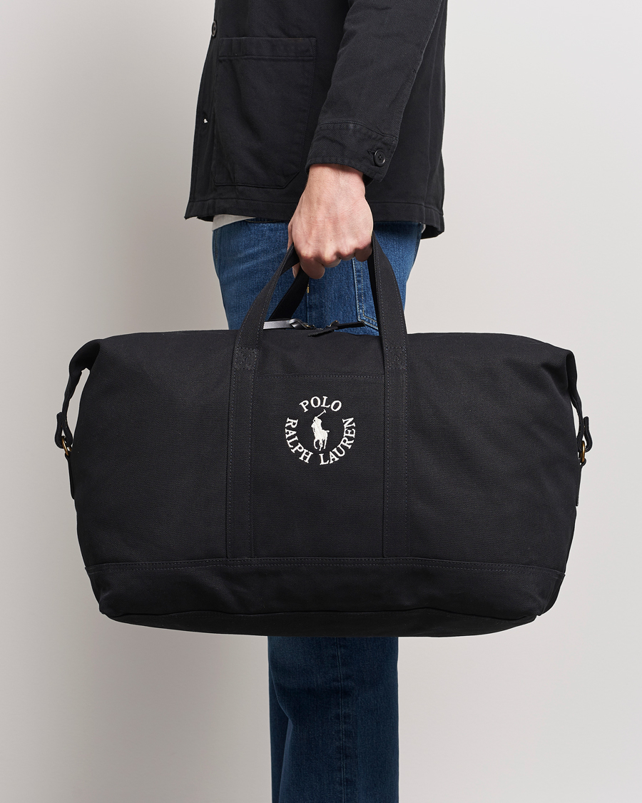 Herre | Weekendbager | Polo Ralph Lauren | Canvas Logo Dufflebag Black