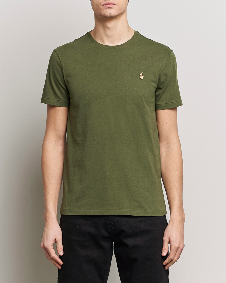 Herre | Kortermede t-shirts | Polo Ralph Lauren | Crew Neck T-Shirt Dark Sage