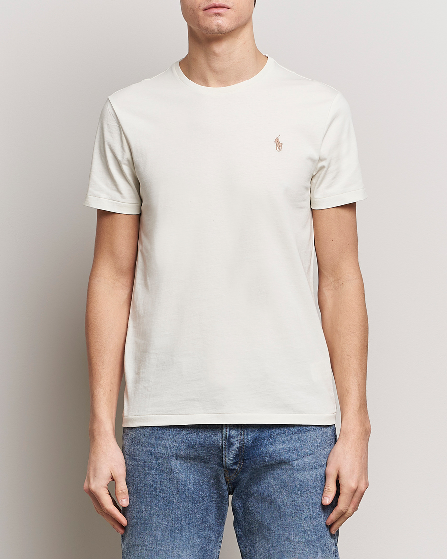 Herr | T-Shirts | Polo Ralph Lauren | Crew Neck T-Shirt Parchment Cream