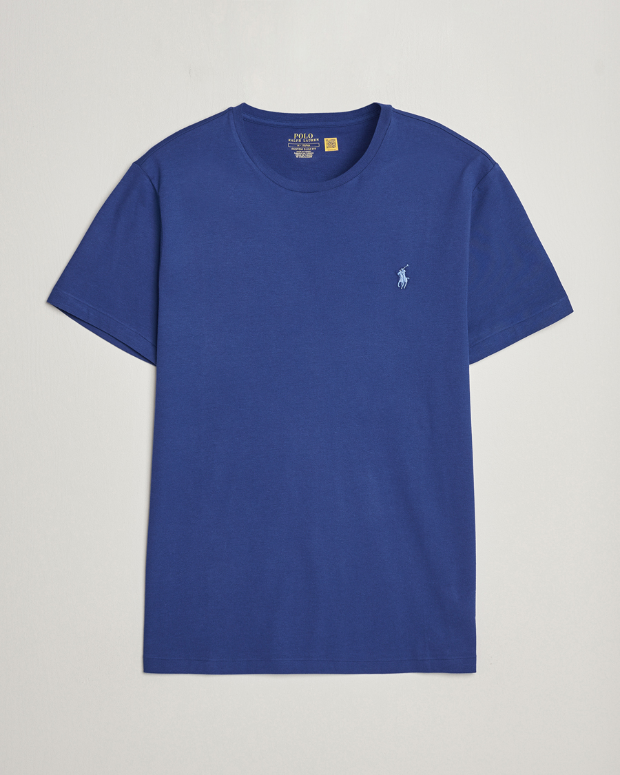 Herre | T-Shirts | Polo Ralph Lauren | Crew Neck T-Shirt Beach Royal