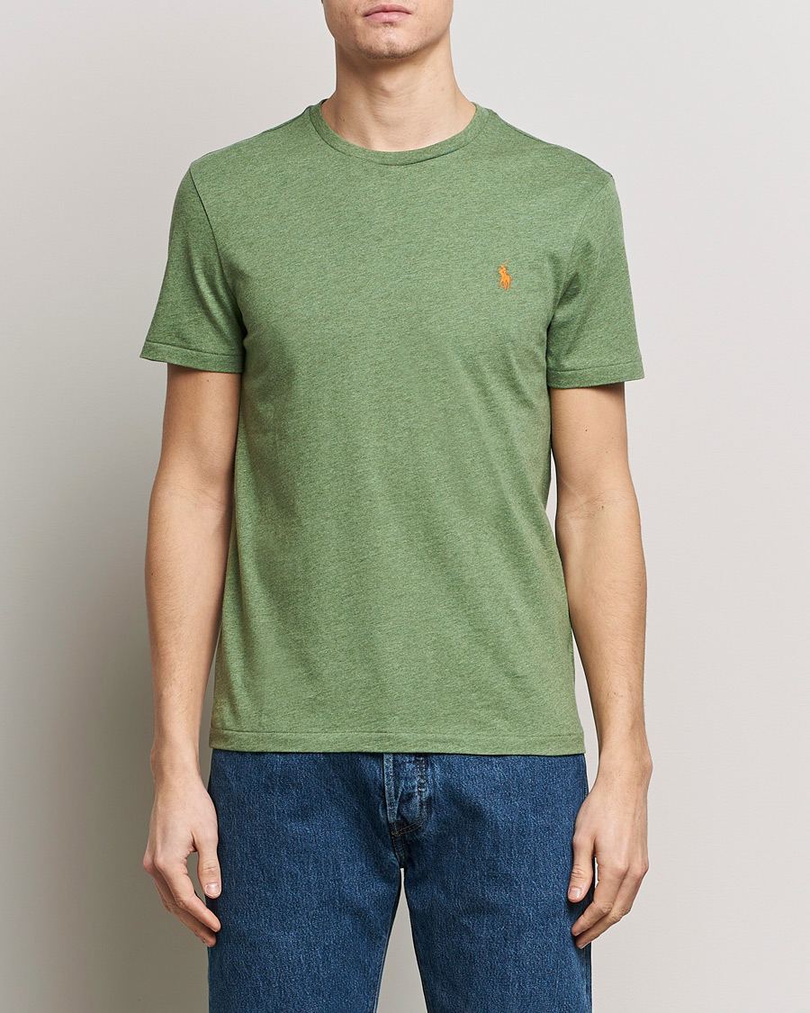 Herre | Kortermede t-shirts | Polo Ralph Lauren | Crew Neck T-Shirt Cargo Green Heather