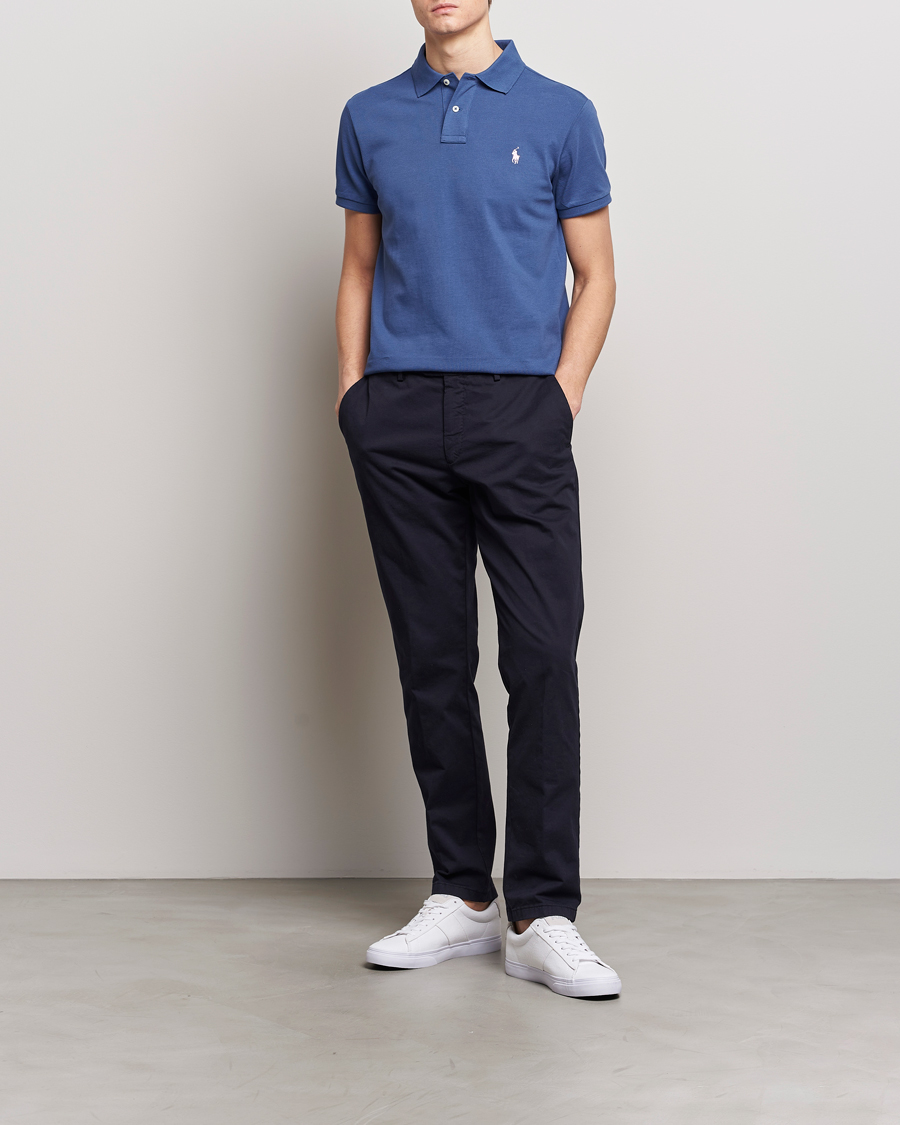 Herre | Pikéer | Polo Ralph Lauren | Custom Slim Fit Polo Old Royal