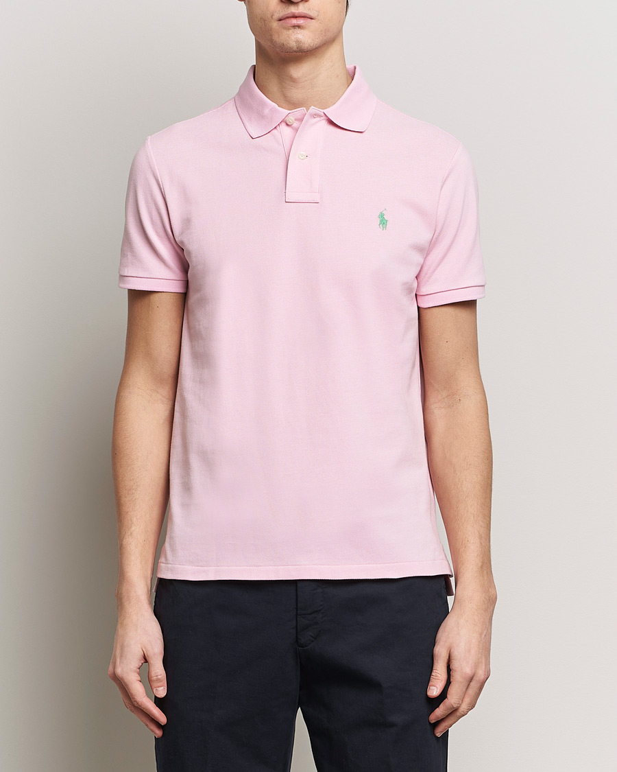 Herre |  | Polo Ralph Lauren | Custom Slim Fit Polo Garden Pink
