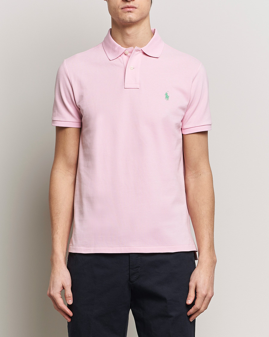 Herre | Preppy Authentic | Polo Ralph Lauren | Custom Slim Fit Polo Garden Pink