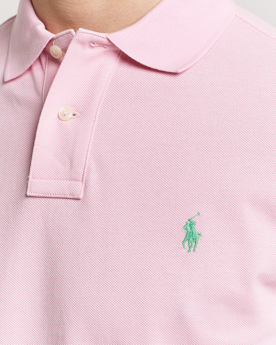 Herre | Pikéer | Polo Ralph Lauren | Custom Slim Fit Polo Garden Pink