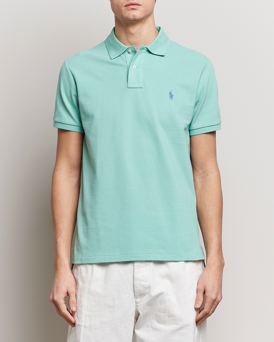 Herre | Klær | Polo Ralph Lauren | Custom Slim Fit Polo Celadon