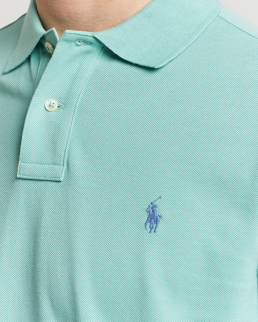 Herre | Pikéer | Polo Ralph Lauren | Custom Slim Fit Polo Celadon