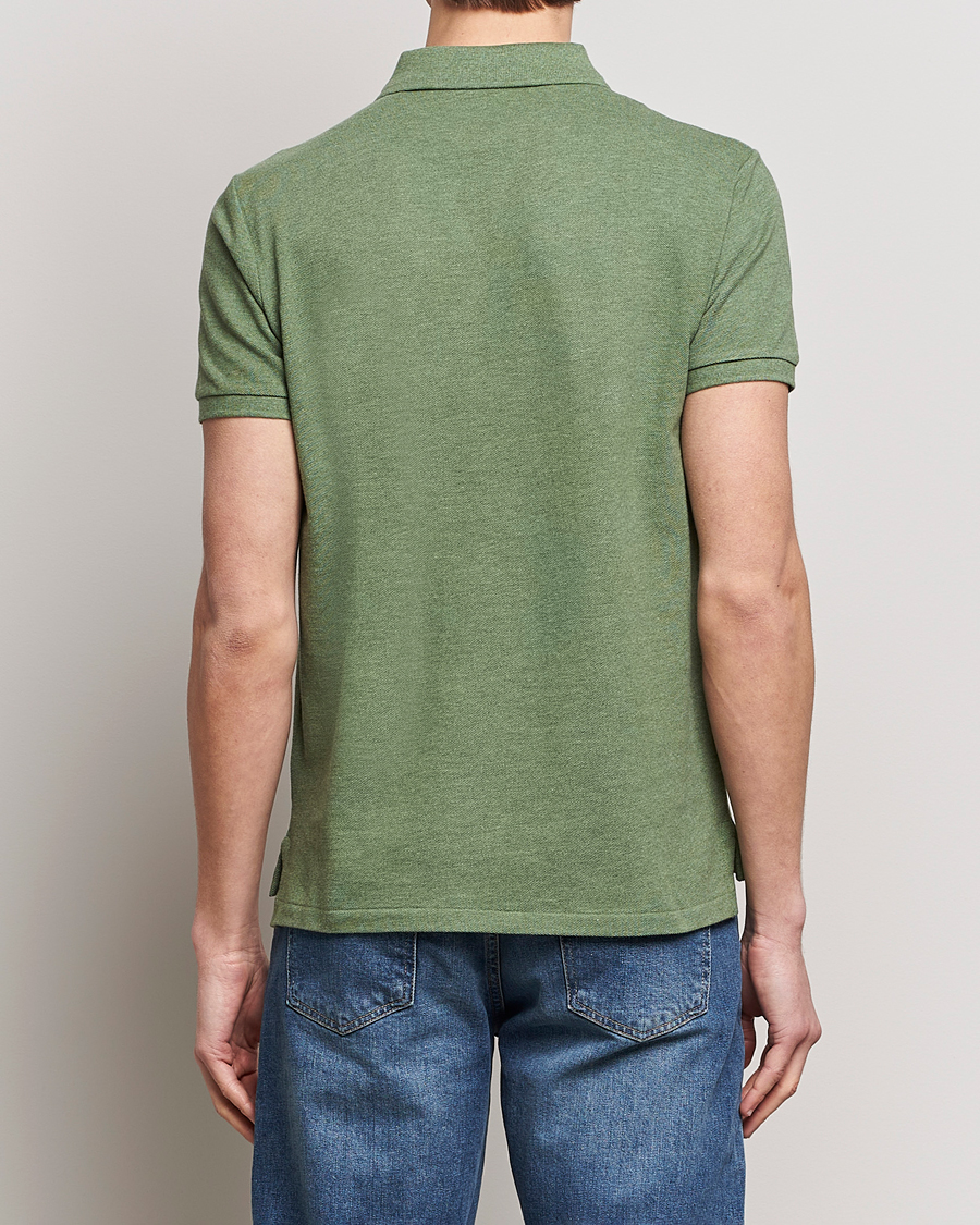 Herre | Pikéer | Polo Ralph Lauren | Custom Slim Fit Polo Cargo Green Heather