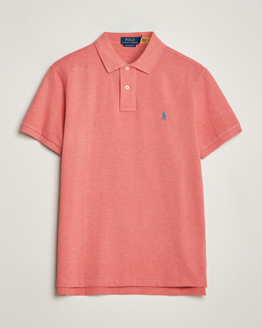 Herre | Pikéer | Polo Ralph Lauren | Custom Slim Fit Polo Highland Rose Heahter