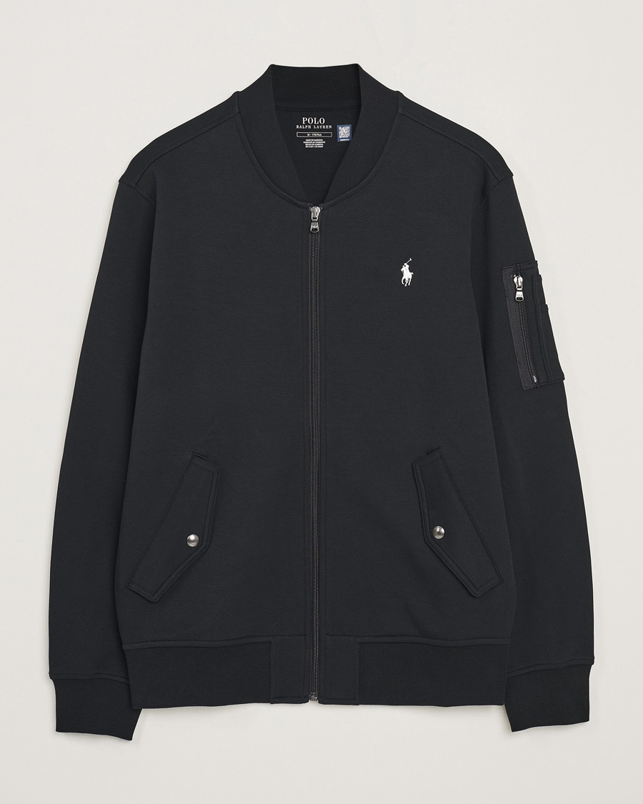 Herre | Gensere | Polo Ralph Lauren | Bomber Full-Zip Sweatshirt Polo Black