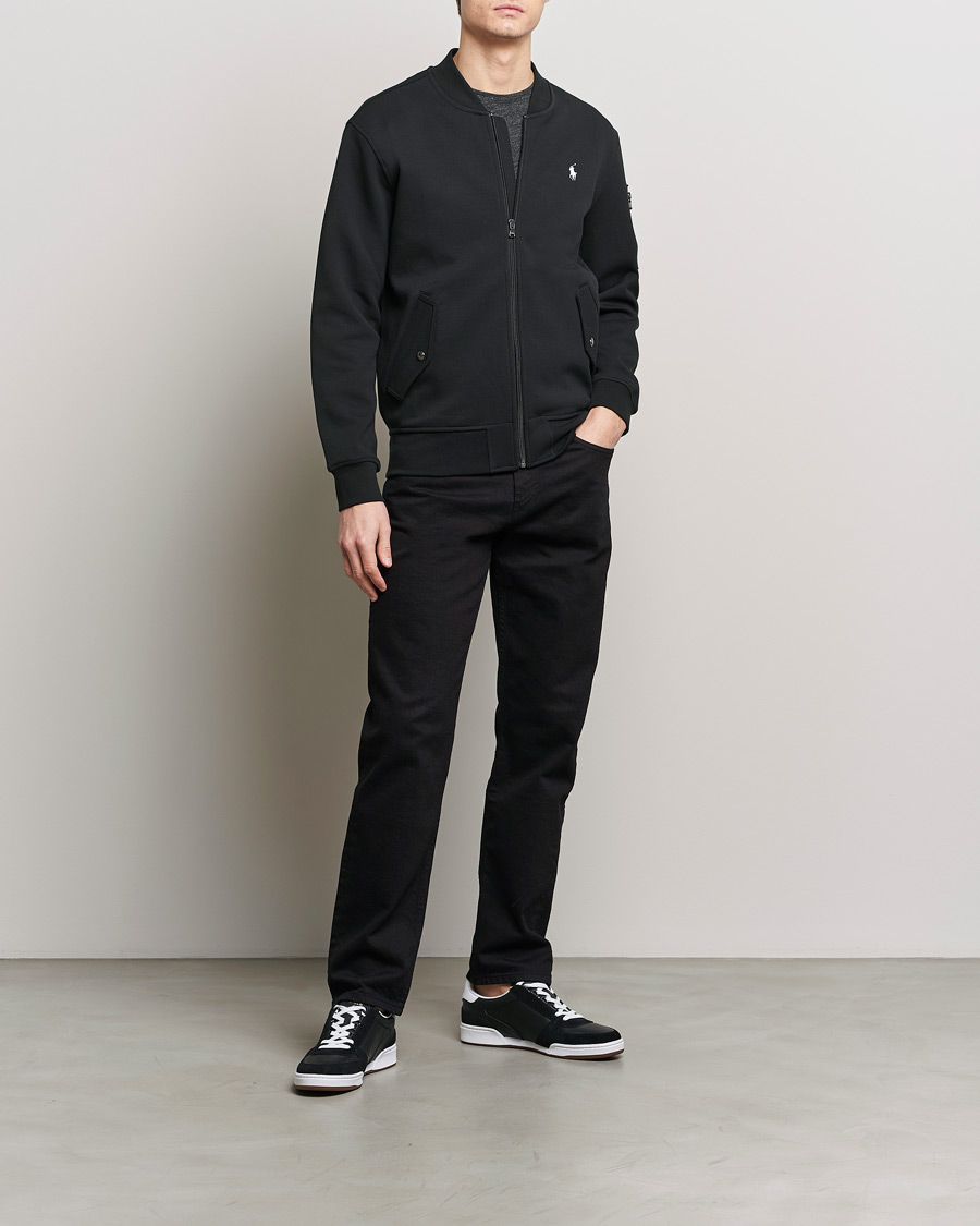 Herre | Gensere | Polo Ralph Lauren | Bomber Full-Zip Sweatshirt Polo Black