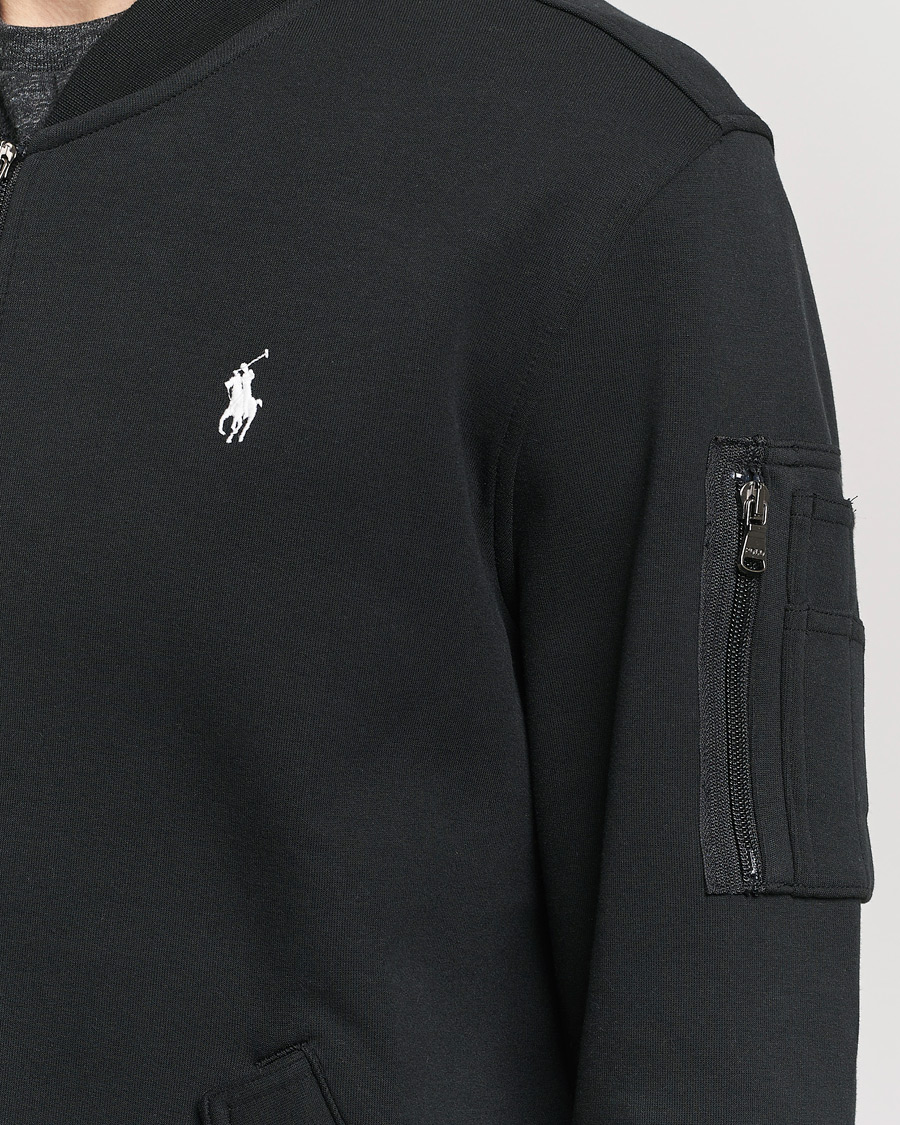 Herre | Gensere | Polo Ralph Lauren | Bomber Full-Zip Sweatshirt Polo Black