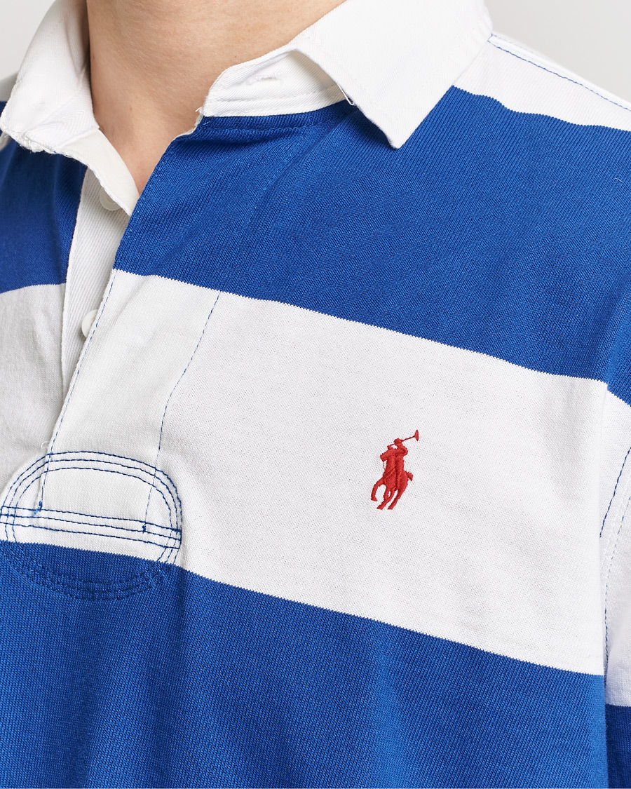 Herre | Gensere | Polo Ralph Lauren | Jersey Striped Rugger Cruise Royal/White