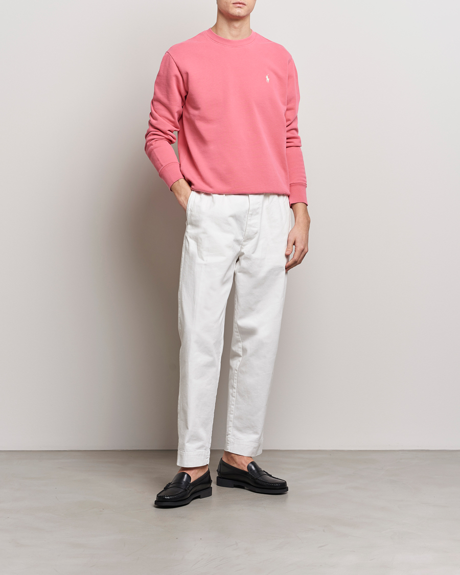 Herre | Gensere | Polo Ralph Lauren | Loopback Terry Sweatshirt Pale Red