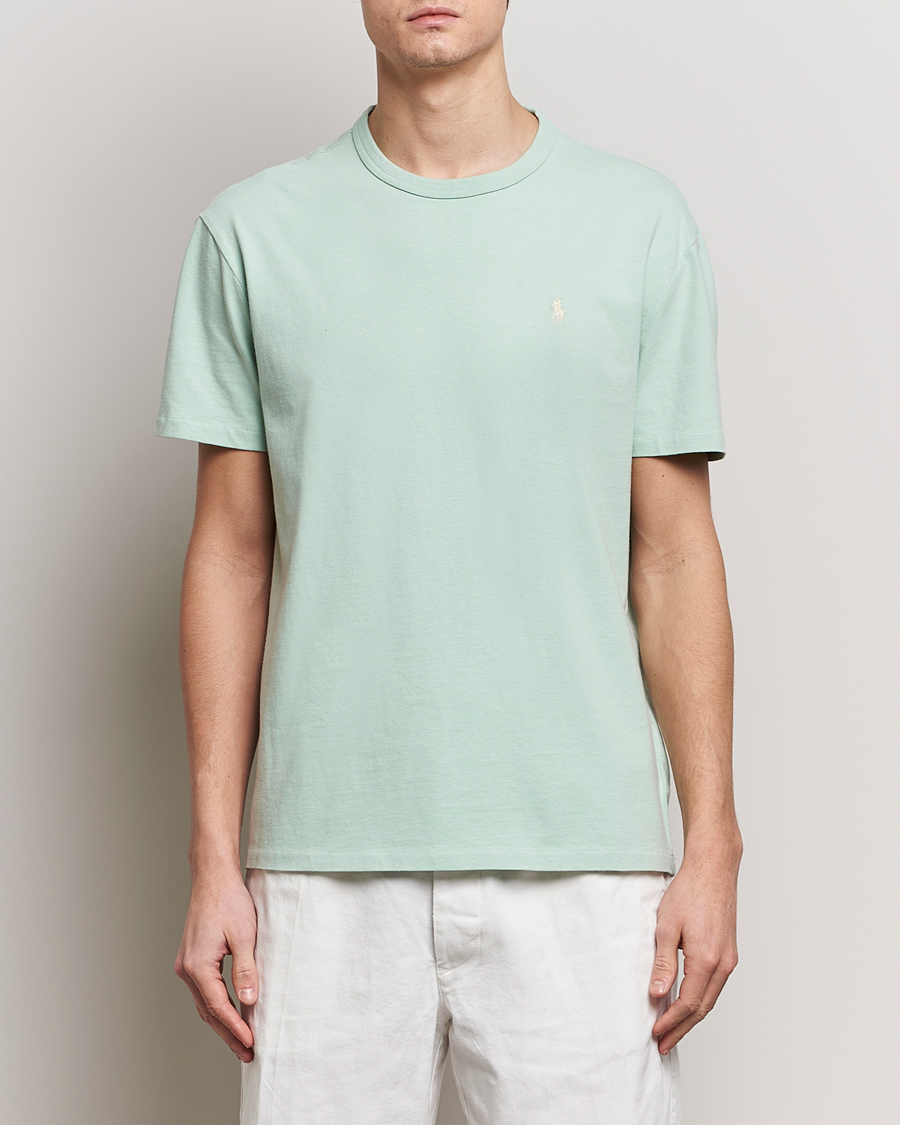 Herre | Kortermede t-shirts | Polo Ralph Lauren | Loopback Crew Neck T-Shirt Celadon