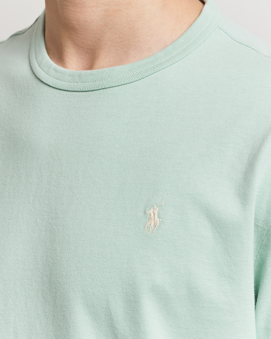 Herre | T-Shirts | Polo Ralph Lauren | Loopback Crew Neck T-Shirt Celadon