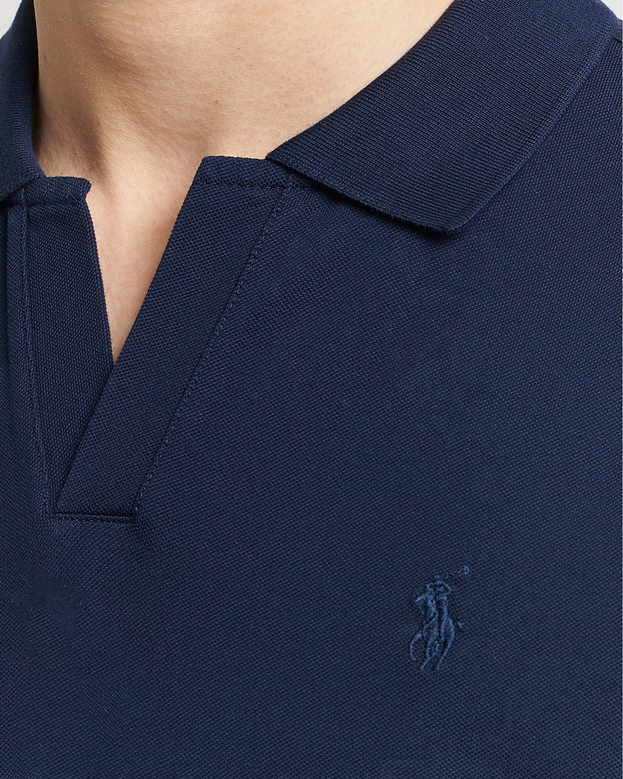 Herre | Pikéer | Polo Ralph Lauren | Classic Fit Open Collar Stretch Polo Refined Navy