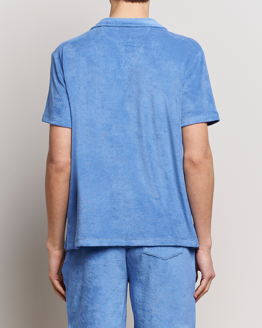 Herre | Pikéer | Polo Ralph Lauren | Cotton Terry Polo Harbor Island Blue