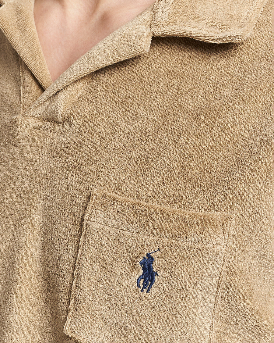 Herre | Pikéer | Polo Ralph Lauren | Cotton Terry Polo Coastal Beige