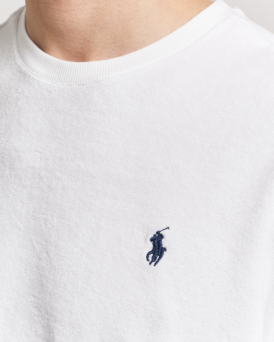 Herre | T-Shirts | Polo Ralph Lauren | Terry Cotton T-Shirt White