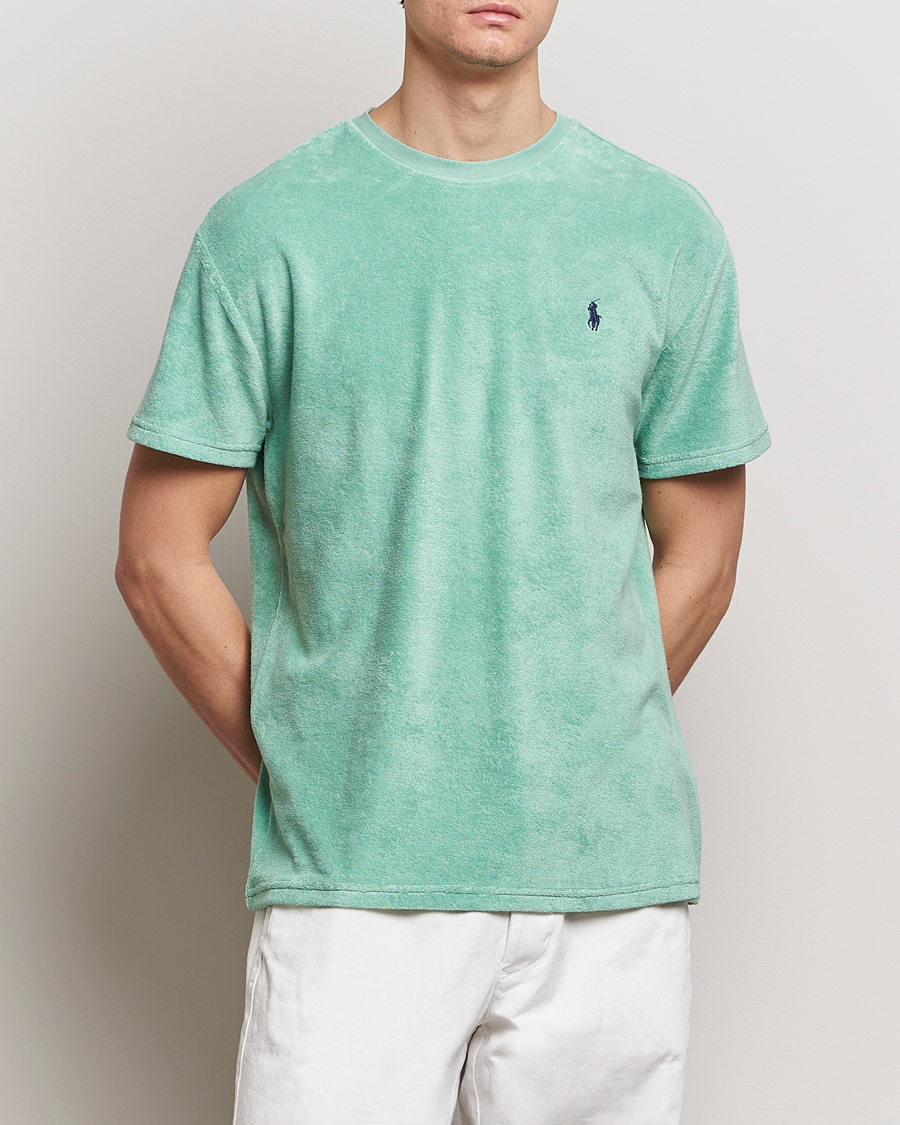 Herre | Avdelinger | Polo Ralph Lauren | Terry Cotton T-Shirt Celadon