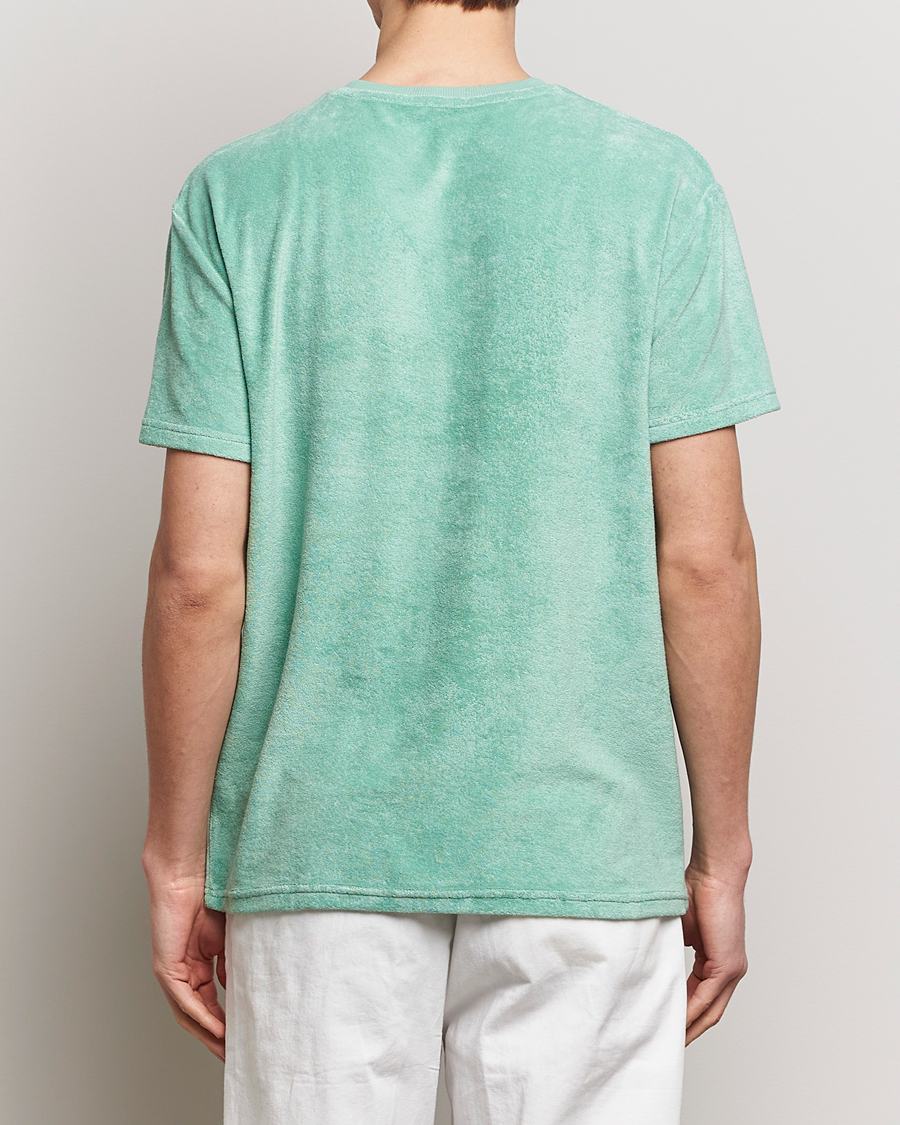 Herre | T-Shirts | Polo Ralph Lauren | Terry Cotton T-Shirt Celadon