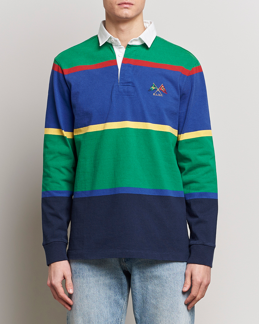 Herre |  | Polo Ralph Lauren | Striped Rugby Sweatshirt Multi