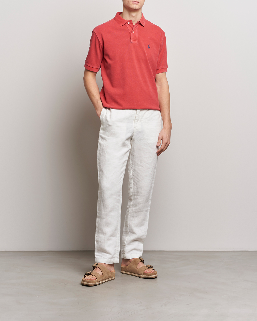 Herre | Pikéer | Polo Ralph Lauren | Heritage Mesh Polo Red