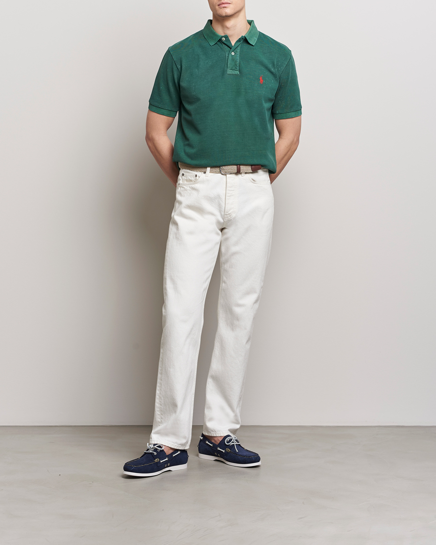 Herre | Pikéer | Polo Ralph Lauren | Heritage Mesh Polo Kelly Green