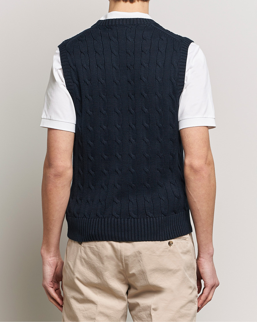 Herre | Gensere | Polo Ralph Lauren | Cotton Cable Vest Hunter Navy