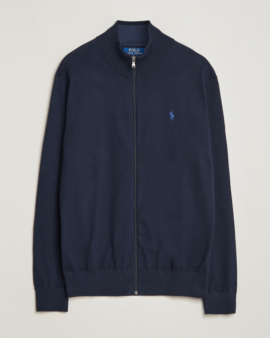 Herre | Gensere | Polo Ralph Lauren | Cotton Full-Zip Hunter Navy