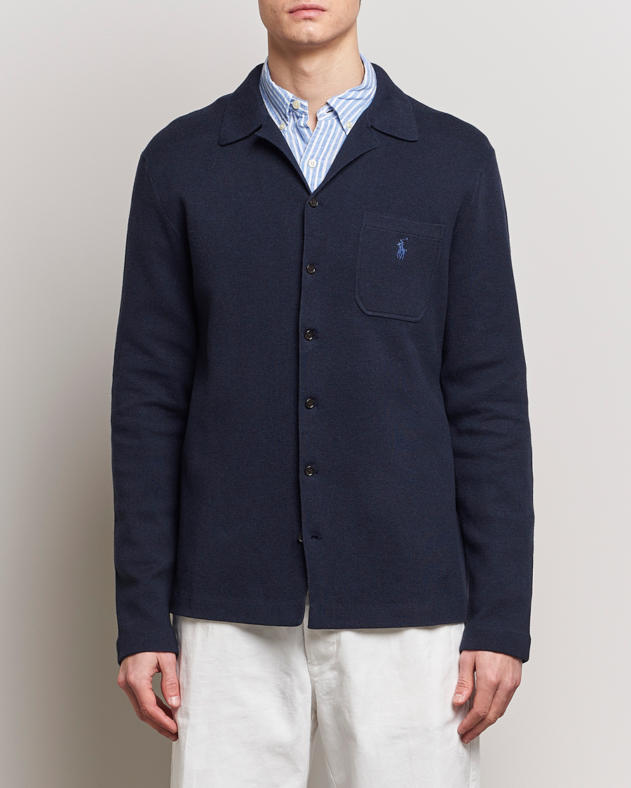 Herr | Polo Ralph Lauren | Polo Ralph Lauren | Cotton Knitted Cardigan Navy Heather